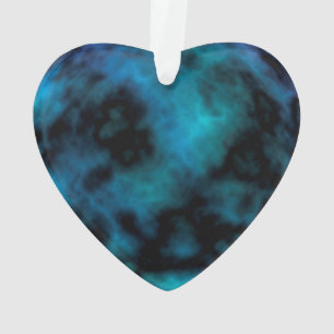 Kosmische Imitate Blauer Marmor Ornament