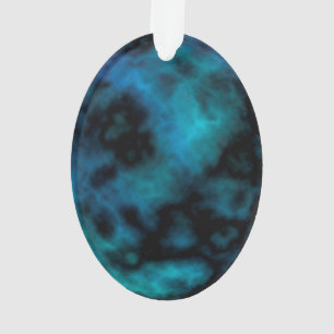 Kosmische Imitate Blauer Marmor Ornament