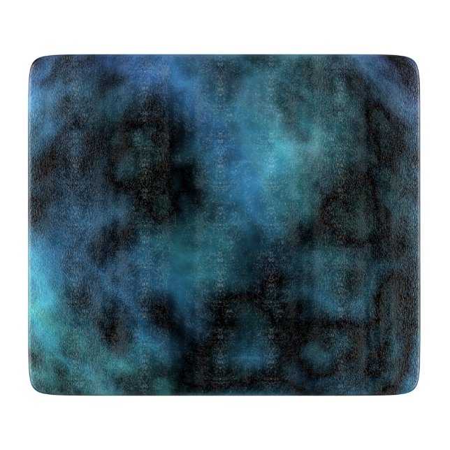 Kosmische Imitate Blauer Marmor Schneidebrett (Vorderseite)