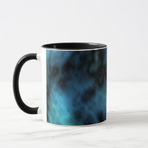 Kosmische Imitate Blauer Marmor Tasse