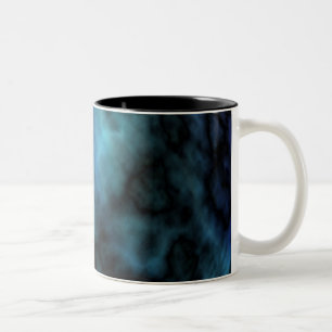 Kosmische Imitate Blauer Marmor Zweifarbige Tasse