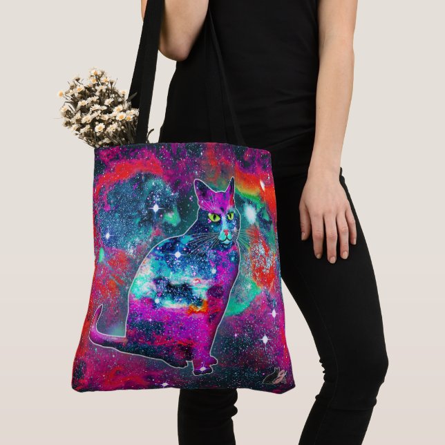 Kosmische Katze Delta Tasche (Von Nahem)
