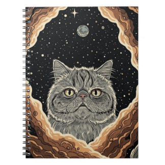 Kosmische Katze Notizblock