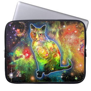 Kosmische Katze Omicron Electronics Bag Laptopschutzhülle