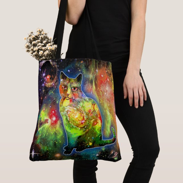 Kosmische Katze Omicron Tasche (Von Nahem)