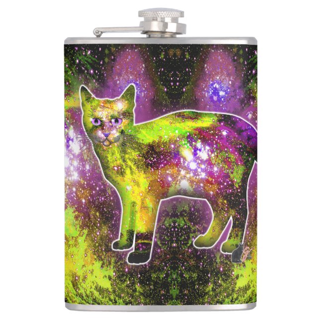 Kosmische Katze Sigma Flachmann (Vorderseite)