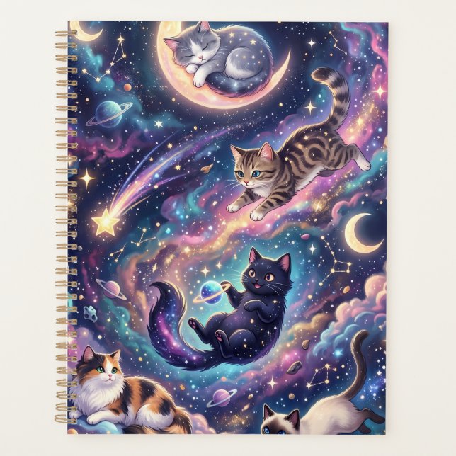 Kosmische Katzen unter den Sternen Planer (Vorderseite)