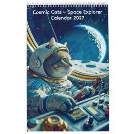 Kosmische Katzen - Weltraum-Explorer-Kalender Kalender