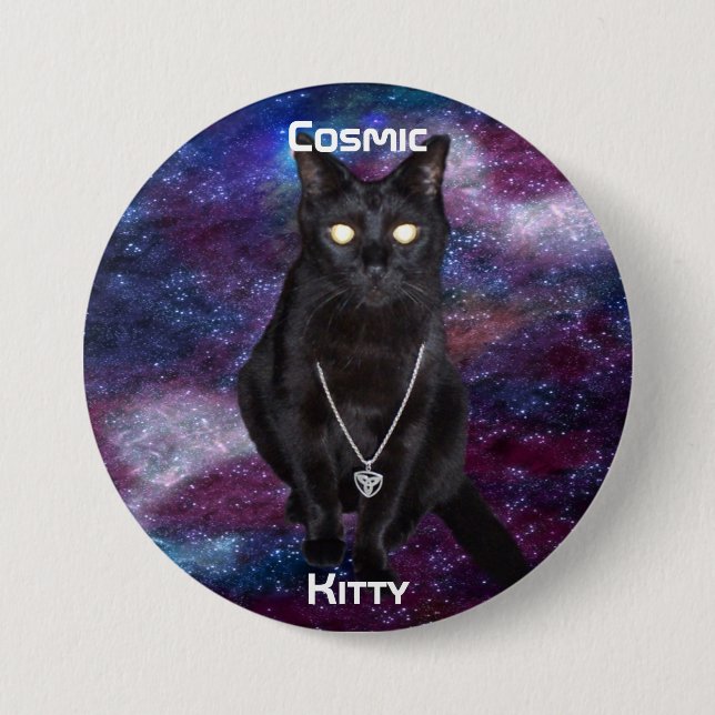 Kosmische Kiteknöpfe Button (Vorderseite)