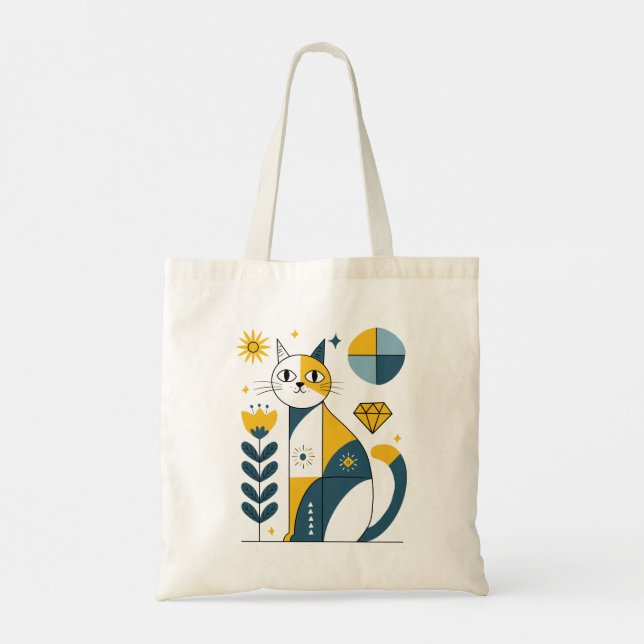 Kosmische Kitty Tragetasche (Rückseite)