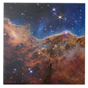 Kosmische Klippen Carina-Nebel Weltraum-Webb-Teles Fliese