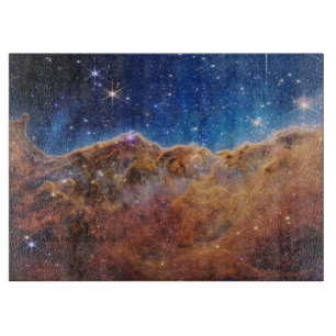 Kosmische Klippen Carina-Nebel Weltraum-Webb-Teles Schneidebrett