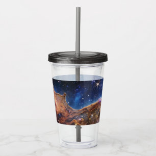 Kosmische Klippen Carina Nebula Weltraum-Webkop Te Acryltrinkbecher