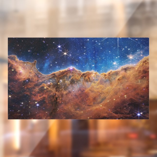 Kosmische Klippen Carina Nebula Weltraum-Webkop Te Fensteraufkleber (Blatt 2)
