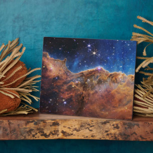 Kosmische Klippen Carina Nebula Weltraum-Webkop Te Fotoplatte