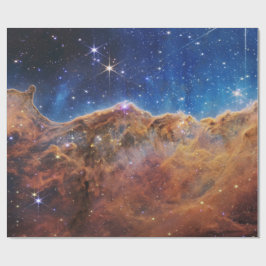 Kosmische Klippen Carina Nebula Weltraum-Webkop Te Geschenkpapier