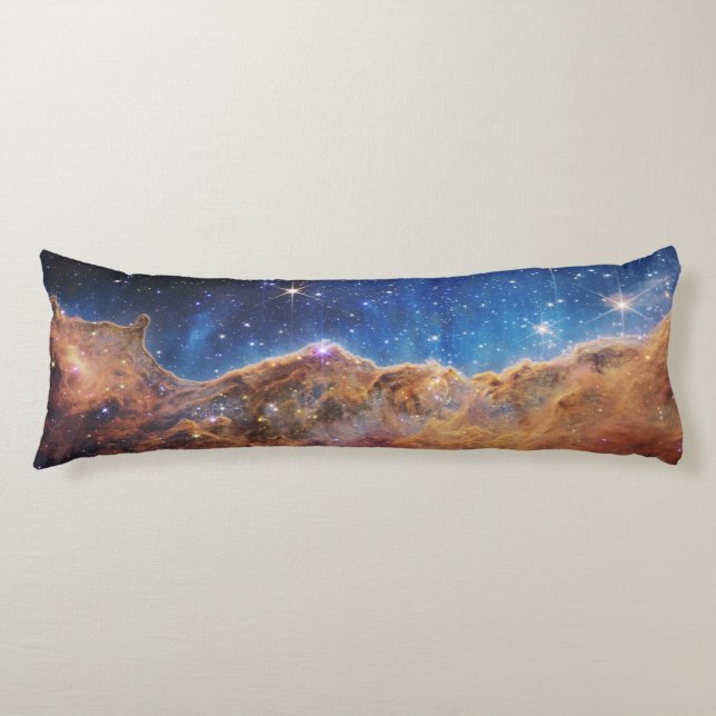 Kosmische Klippen Carina Nebula Weltraum-Webkop Te Seitenschläferkissen (Vorderseite)