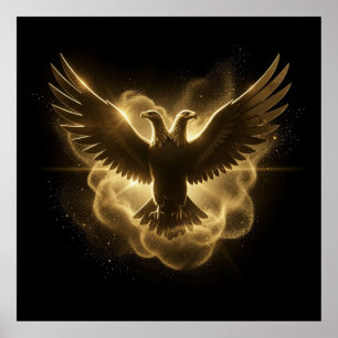 Kosmische Konstellation Illyrischer Adler Hochkont Poster
