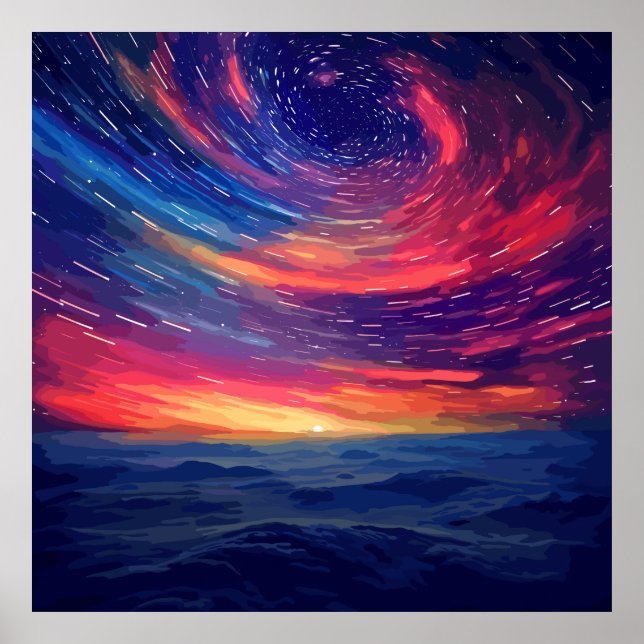 Kosmische Konstellation Poster (Vorne)