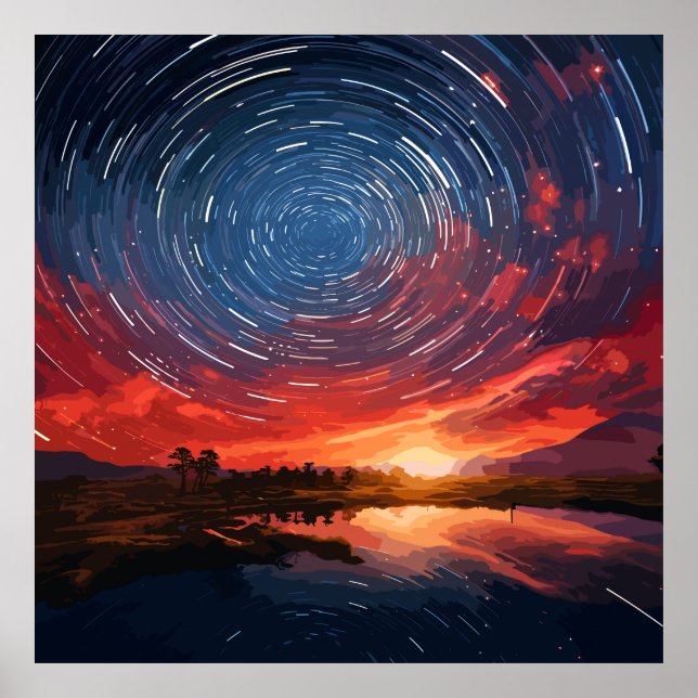 Kosmische Konstellation Poster (Vorne)