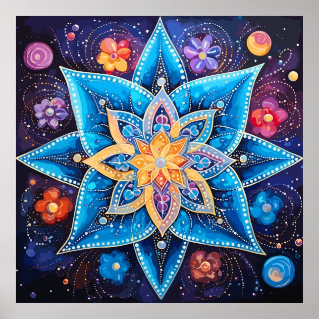 Kosmische Konstellation Poster (Vorne)