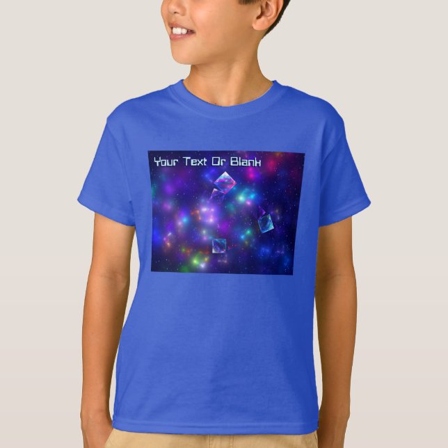 Kosmische Kuben T-Shirt (Vorderseite)
