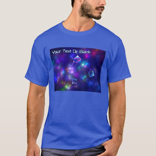 Kosmische Kuben T-Shirt (Vorderseite)