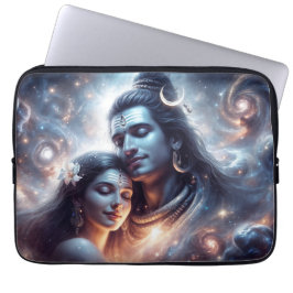Kosmische Liebe Shiva und Shakti Laptopschutzhülle