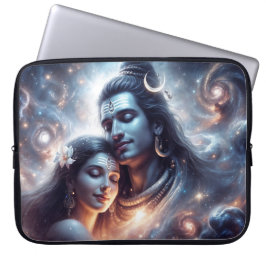 Kosmische Liebe Shiva und Shakti Laptopschutzhülle