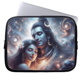 Kosmische Liebe Shiva und Shakti Laptopschutzhülle