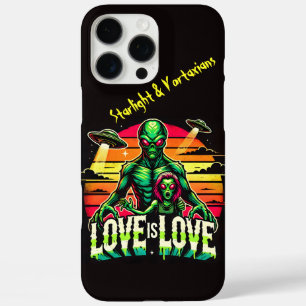 Kosmische Liebe zwischen zwei Außerirdischen iPhone 16 Pro Max Hülle