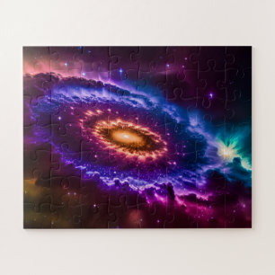 Kosmische Lila und rosa Fun Galaxie im Weltraum