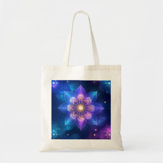 Kosmische Lotus-Glow-Totasche Tragetasche