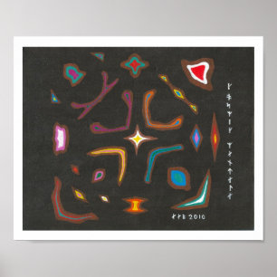 Kosmische Mandala Poster