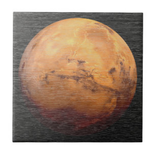 Kosmische Mars-Planet-Astronomie Fliese