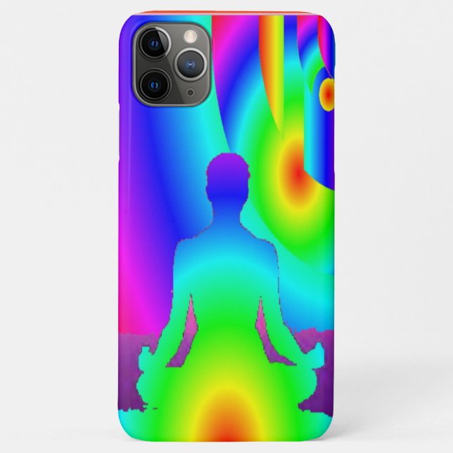 Kosmische Meditation Case-Mate iPhone Hülle (Rückseite)