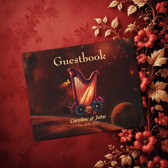 Kosmische Melodie, die Magie der Harfe. Gästebuch (Von Creator hochgeladen)