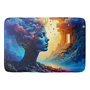 Kosmische Mindscape Art Badematte