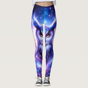 Kosmische Mystische Weisheit Himmelsgeist Eule Leggings