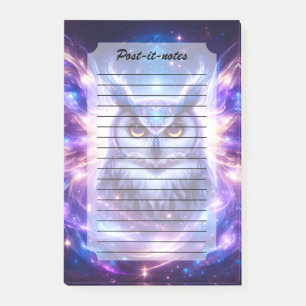 Kosmische Mystische Weisheit Himmelsgeist Eule  Post-it Klebezettel