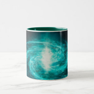 Kosmische Nebel-Kunst, Galaxien-Farben für Weltrau Zweifarbige Tasse