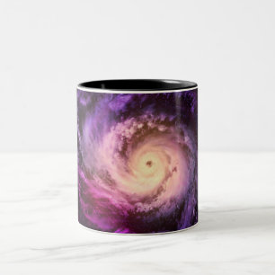 Kosmische Nebel-Kunst, Galaxien-Farben für Weltrau Zweifarbige Tasse