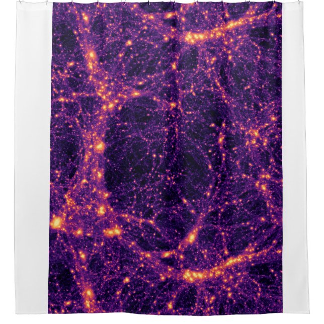 Kosmische Netz Duschvorhang (Vorderseite)