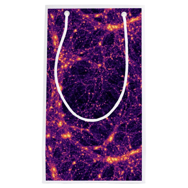 Kosmische Netz Kleine Geschenktüte (Vorderseite)