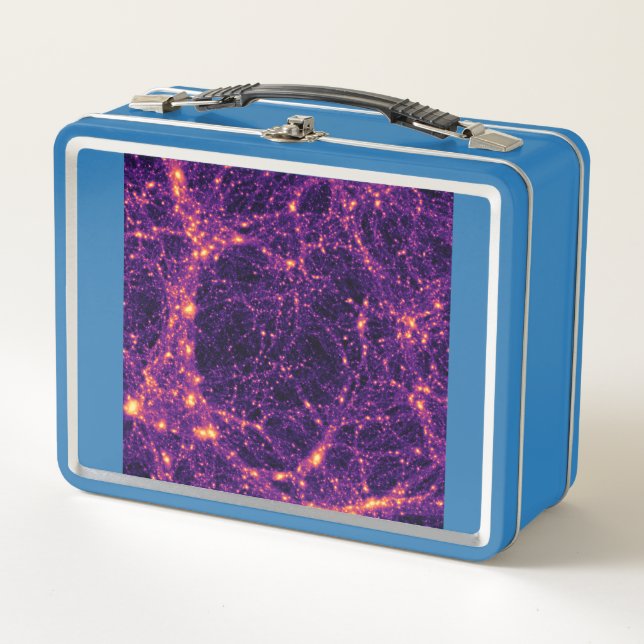Kosmische Netz Metall Brotdose (Vorderseite)