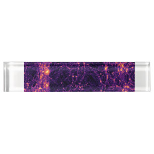 Kosmische Netz Namensplakette