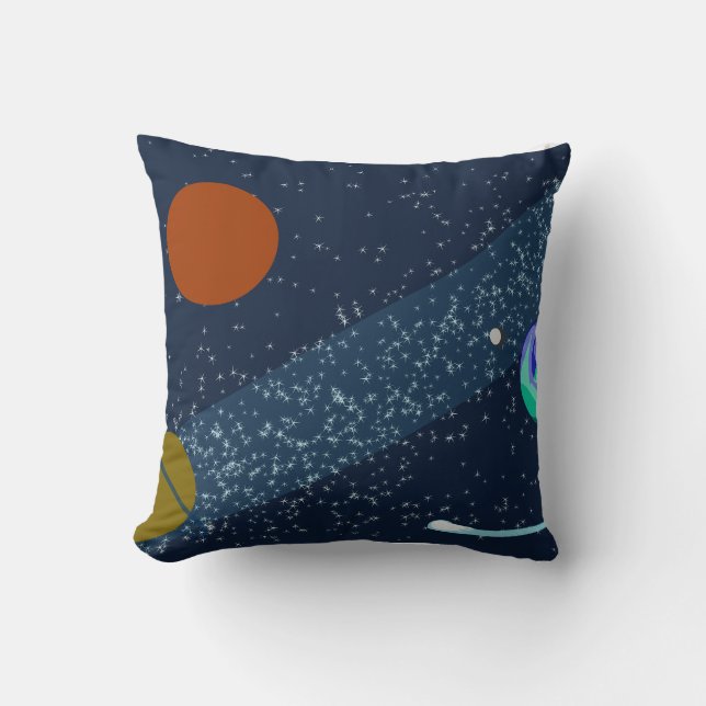Kosmische Ohrgalaxie Kissen (Vorderseite)