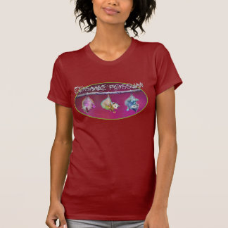 Kosmische Opossum-Geldstrafe-Jersey-Damen T T-Shirt