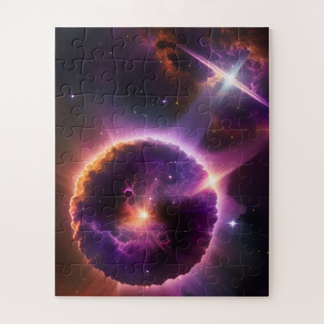 Kosmische Phantastische Spiritualität in der Lila  (Vertikal)