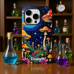Kosmische Pilzblüte iPhone 16 Pro Hülle